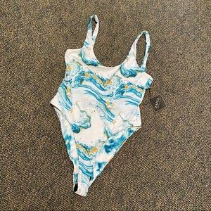 NWT Zaful Reversible One Piece Swimsuit